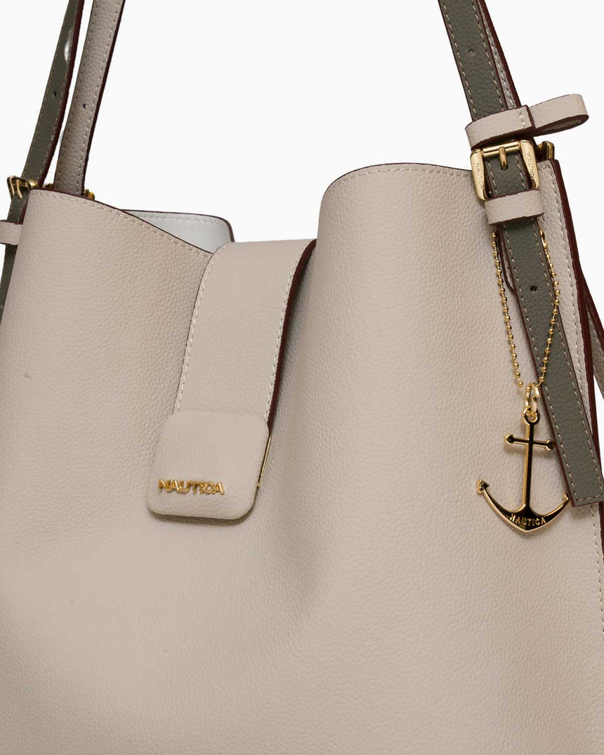 Nautica Ladies Logolu Omuz Çantası Taş