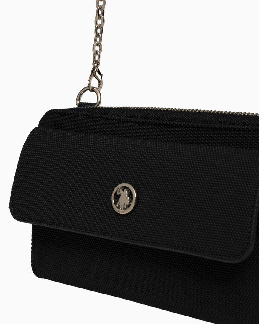 Us Polo Assn Logolu Omuz Çantası Siyah