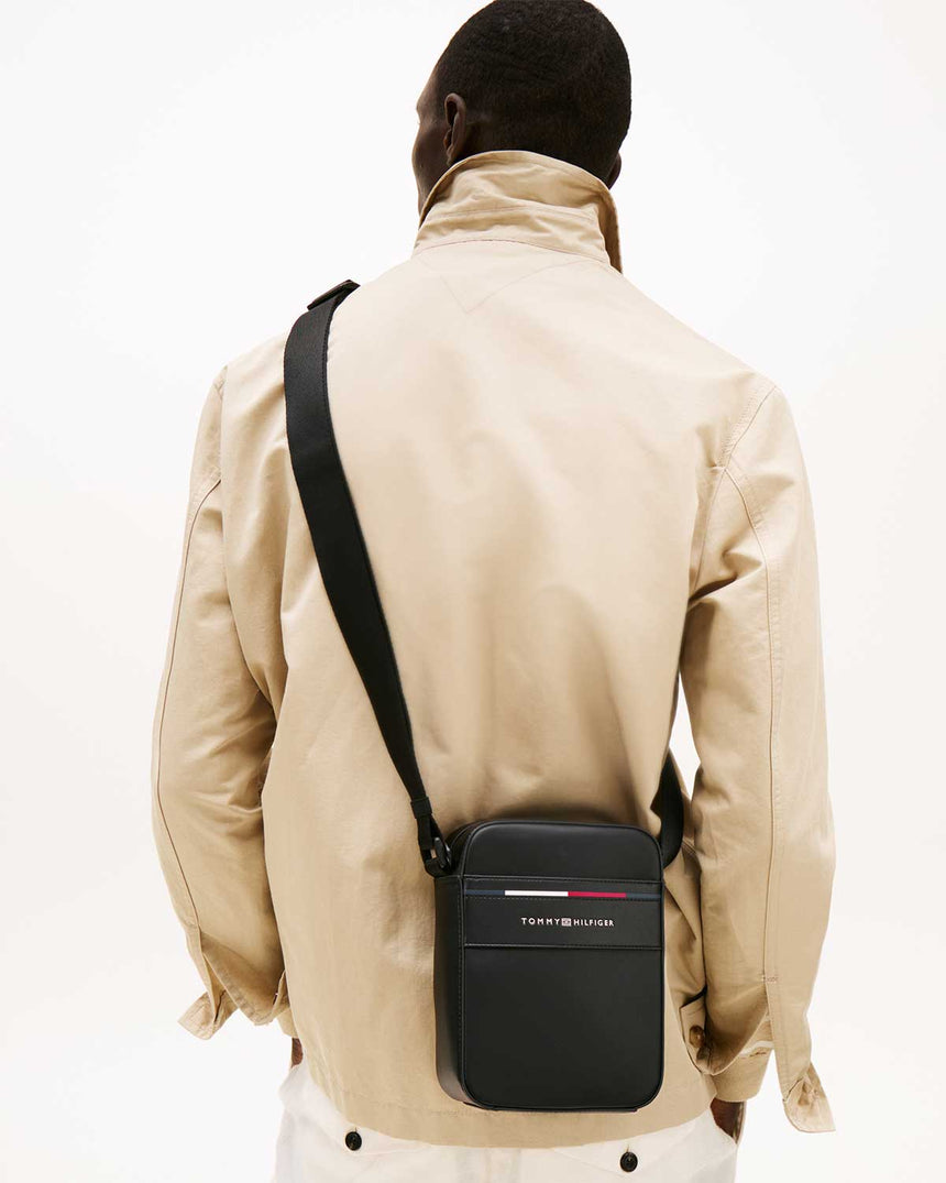 Tommy Hilfiger Foundation Mini Çapraz Askılı Çanta Black