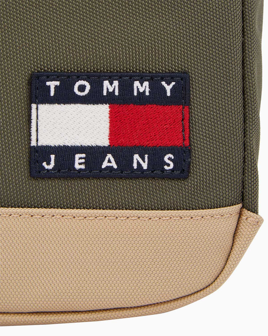 Tommy Hilfiger Ess Daily Squared Reporter Çapraz Askılı Çanta Pewter Green