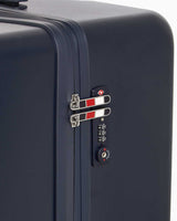 Tommy Hilfiger Luggage Suitcase Checked Büyük Boy Valiz Space Blue