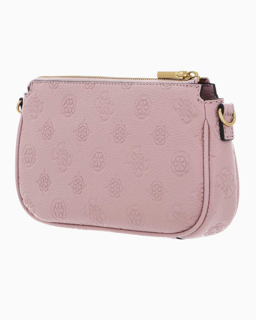 Guess Izzy Peony Zincir Detaylı Çapraz Askılı Çanta Apricot Rose Logo