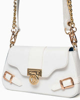 Us Polo Assn Logo Detaylı Çapraz Askılı Çanta Beyaz