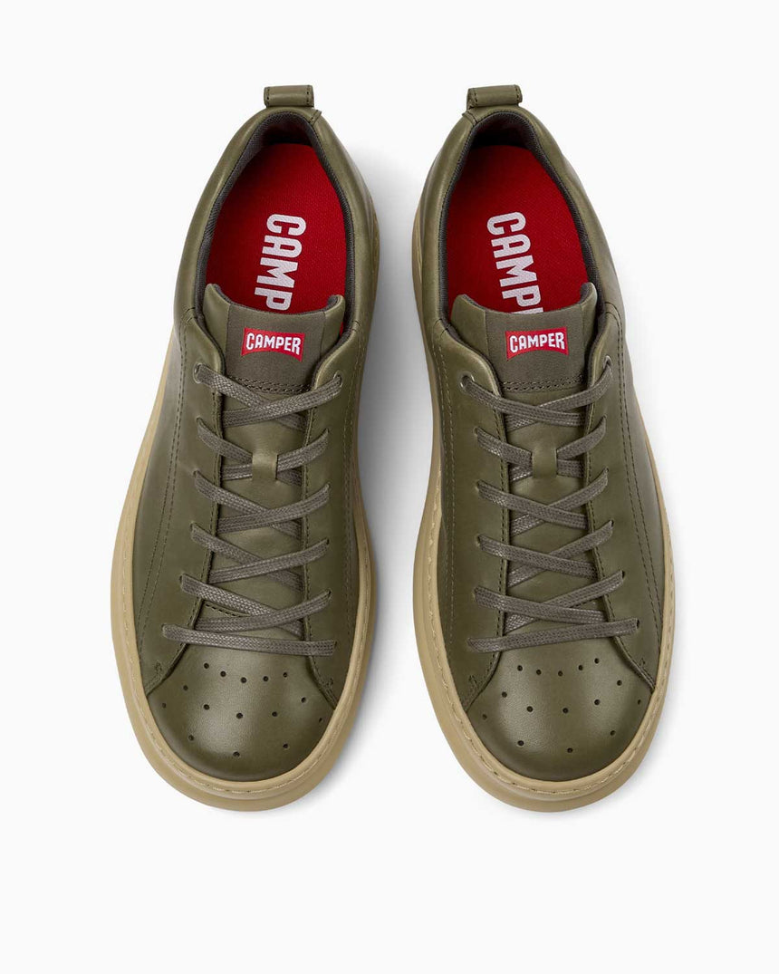 Camper Hakiki Deri Runner Four Erkek Sneakers Yeşil