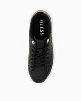 Guess Denesa Cupsole Kabartma Desenli Sneakers Black