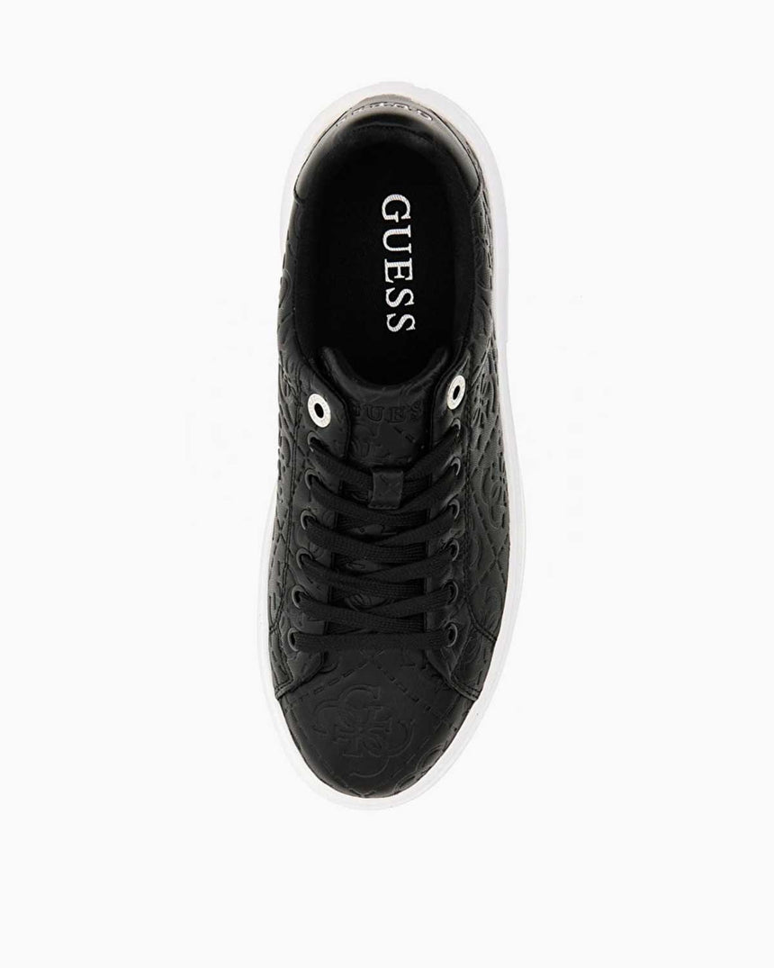 Guess Denesa Cupsole Kabartma Desenli Sneakers Black