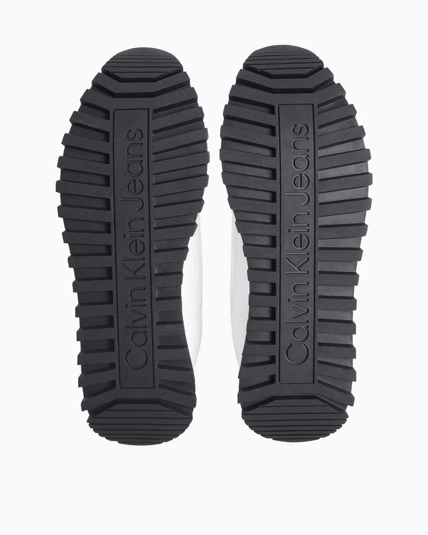 Calvin Klein Runner Low Lace Up Logolu Sneaker Bright White/Black