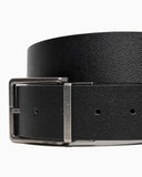 Calvin Klein Warmth Çift Taraflı 40mm Erkek Kemer Black / CK Cognac/  Antique Silver