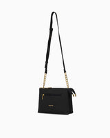 Us Polo Assn Zincir Detaylı Çapraz Askılı Çanta Siyah