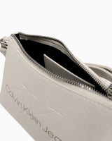 Calvin Klein Jeans Sculpted Camera Pouch Çapraz Askılı Çanta Eggshell