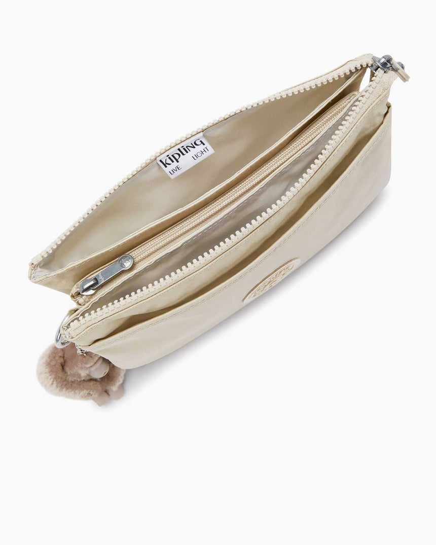 Kipling Riri Basic Plus Çapraz Askılı Çanta Beige Pearl