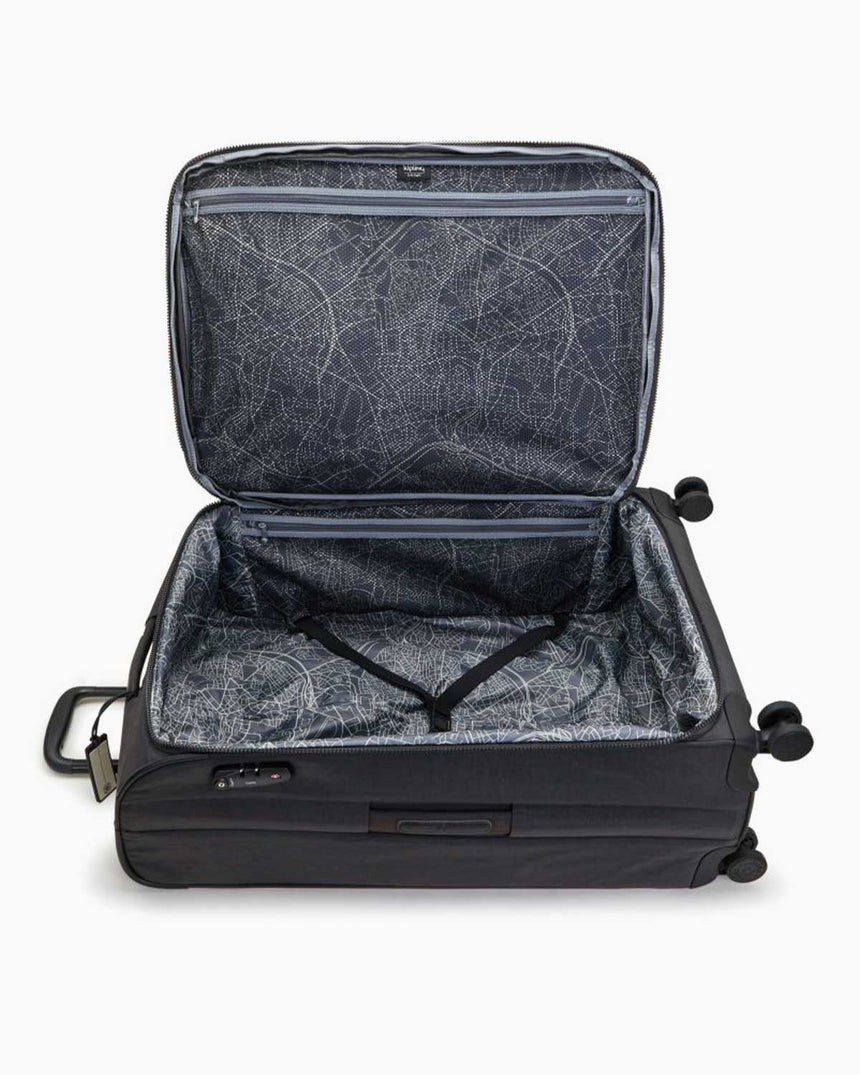 Kipling New Youri Spin L Büyük Boy Valiz Black Noir