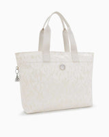 Kipling Colissa Up Elevated Jacquard Omuz Çantası Palm Beige