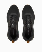 Calvin Klein Tokyo Örgü Detaylı Erkek Koşucu Sneaker Ck Black/Grain Brown/Wild Green