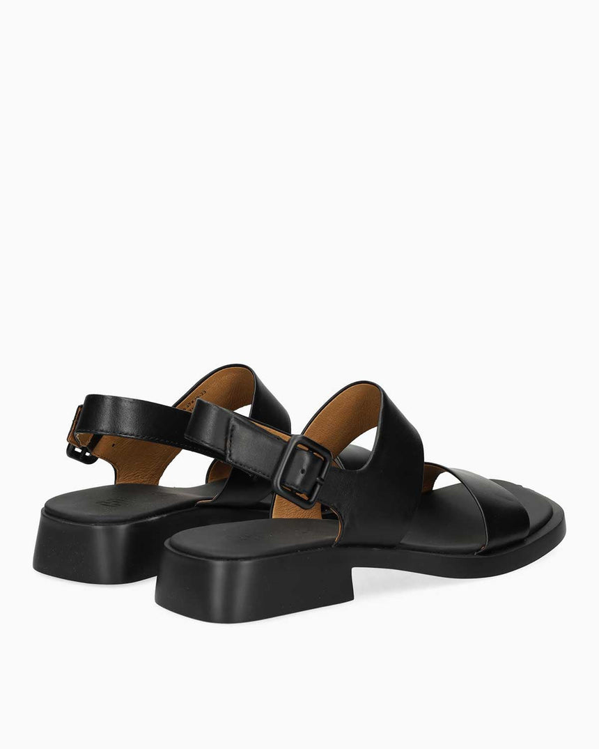 Camper Deri Sandalet Siyah