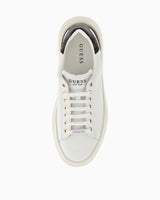 Guess Elba Logolu Sneaker White Brown Ocra