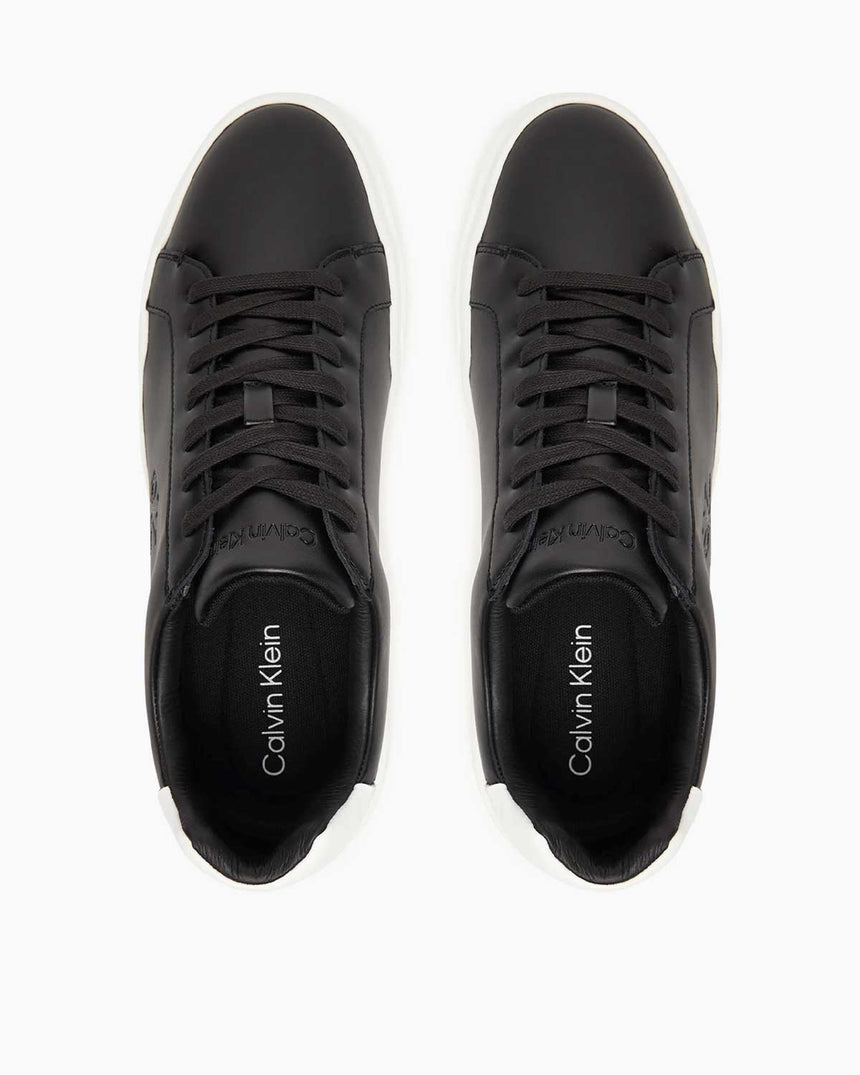 Calvin Klein Avenue Kısa Kalın Taban Erkek Sneaker Black/Bright White