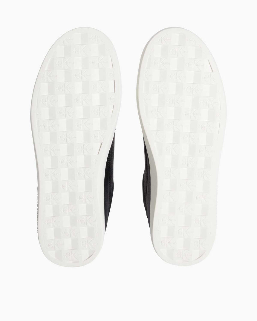 Calvin Klein Classic Cupsole Lace Up Sneaker Black/Blue Surf/Creamy White