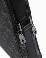 Guess Torino Fermuar Detaylı Çapraz Askılı Çanta Black