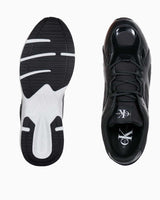 Calvin Klein Retro Tennis Low Laceup Mtl Erkek Sneaker Black/S Black/Eggshell