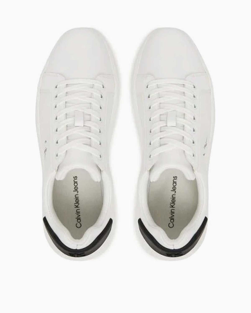 Calvin Klein Malmo Yama Detaylı Topuk Erkek Sneaker Bright White/Black