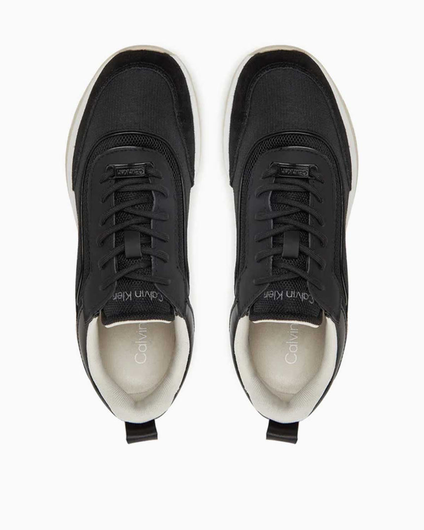Calvin Klein 2 Topuk Parçalı Kadın Yürüyüş Sneaker CK Black