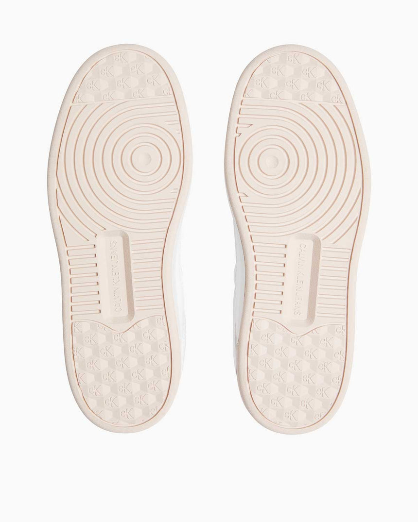 Calvin Klein Basket Cupsole Sneaker Bright White/Whisper Pink