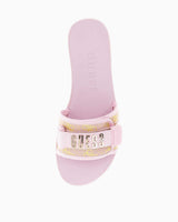 Guess Elyze4 Logolu Terlik Pink