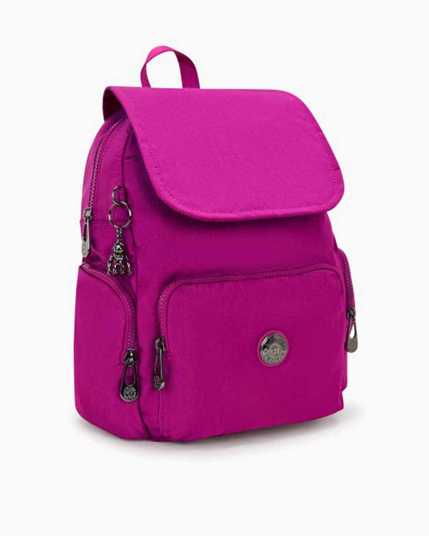 Kipling City Zip S Basic Elevated Sırt Çantası Fuchsia Night