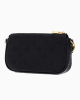 Guess Izzy Peony Zincir Detaylı Çapraz Askılı Çanta Black Logo