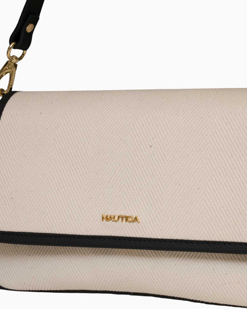 Nautica Omuz Çantası Bej - Siyah