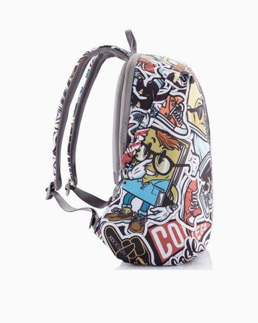 XD Design Bobby Soft 15.6'' Inç Suya Dayanıklı Hırsızlık Önleyici Usb Girişli Körüklü Sırt Çantası Multicolor