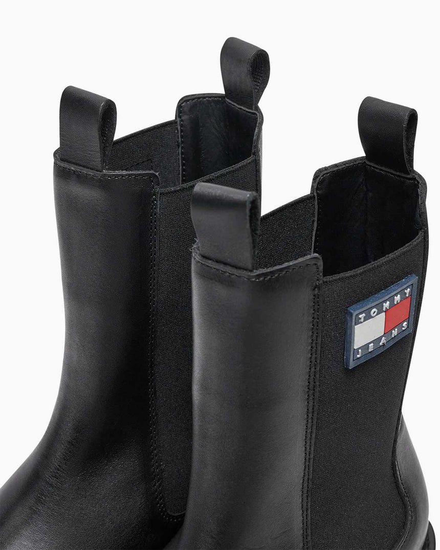 Tommy Jeans Urban Chelsea Mid Boots Black