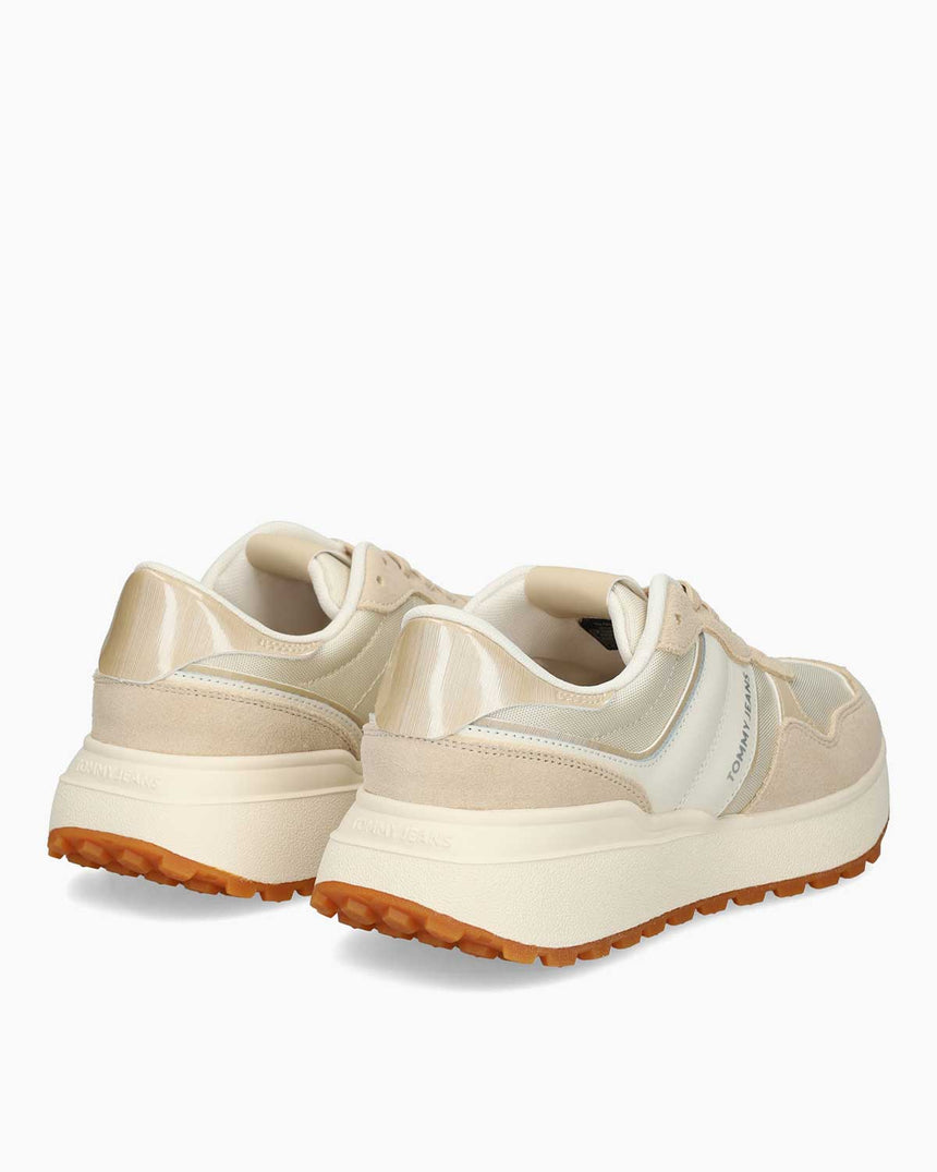 Tommy Hilfiger New Cola Kaymaz Taban Kadın Sneaker White Clay