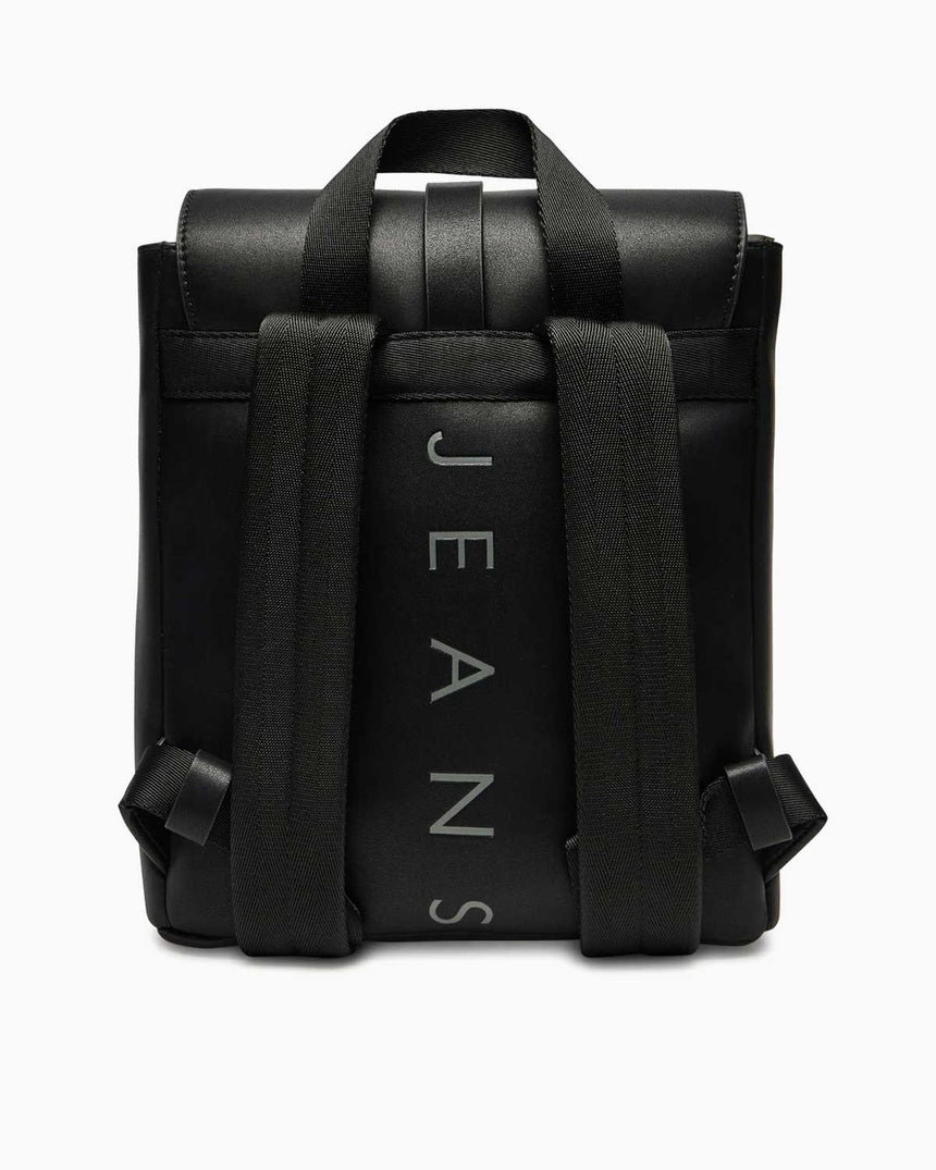 Tommy Jeans City Bold Backpack Logolu Sırt Çantası Black