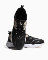 Calvin Klein Tennis Lace Up Logolu Sneakers Black/Eggshell/White