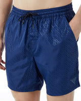 Guess Swimtrunk Bottoms Deniz Şortu Blue Embossed Logo