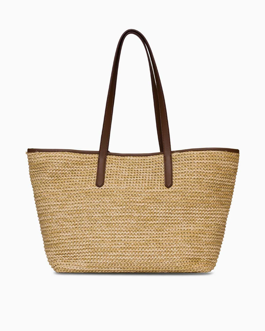 Nautica Logolu El Çantası Bej - Açık Kahve