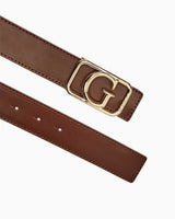 Guess Reversible Tokalı Kemer Latte Logo Multi