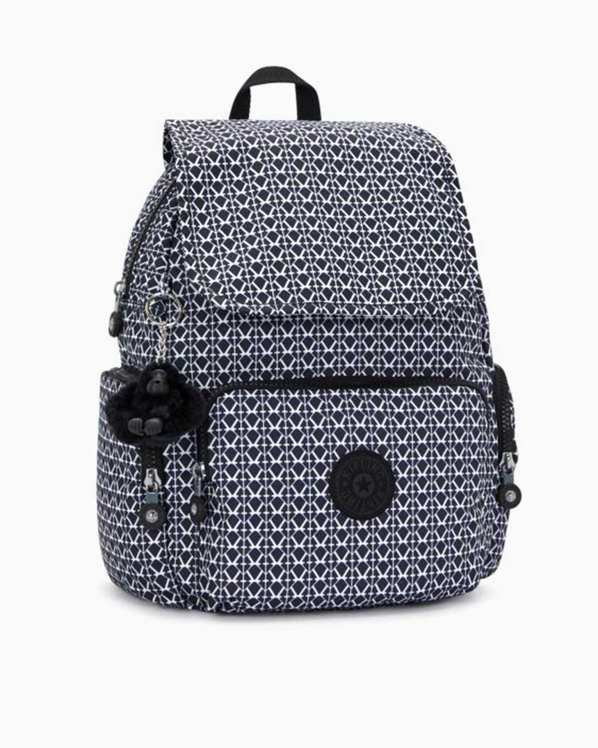 Kipling City Pack Zip Basic Sırt Çantası Signature Print