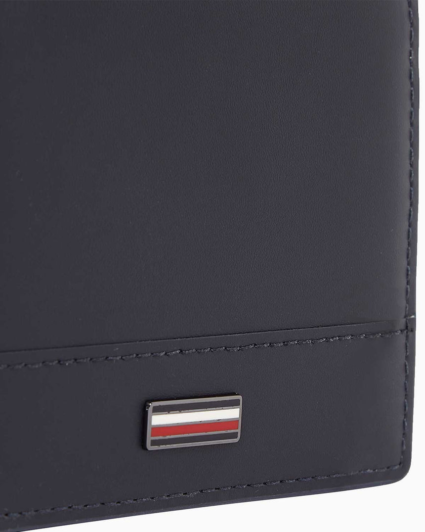 Tommy Hilfiger Corp Plaque Bifold Wallet Cüzdan Space Blue