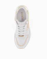 Guess Koyaa Logo Detaylı Sneaker White/Cream