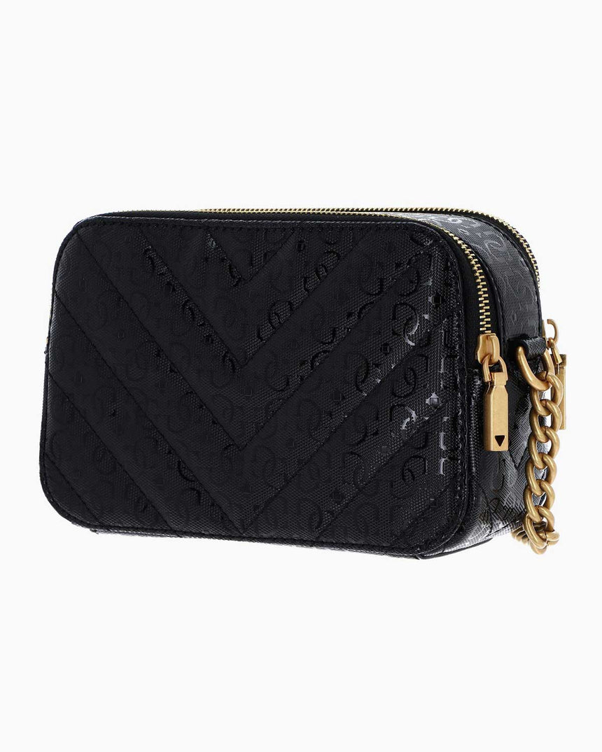 Guess Jania Crossbody Zincirli Çapraz Askılı Çanta Black