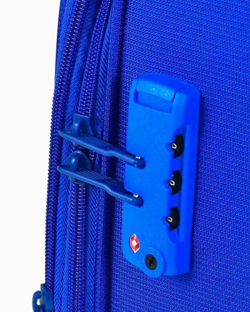 Benetton Logo Detaylı Orta Boy Kumaş Valiz