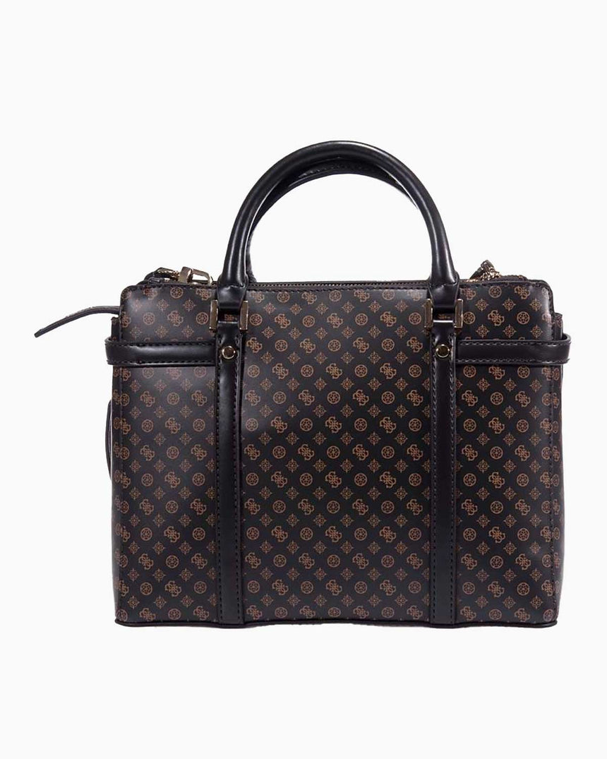 Guess Emilee Satche Logolu El Çantası Mocha Logo