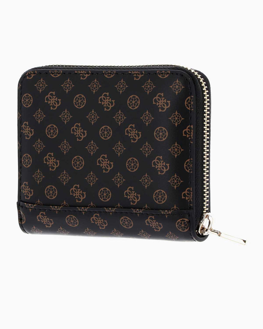 Guess Emilee Mini Monogram Cüzdan Mocha Logo