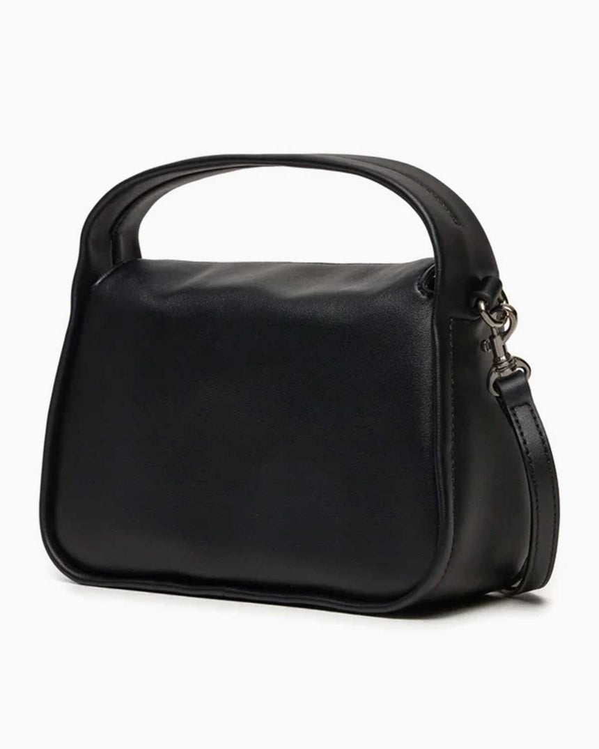 Calvin Klein Metal Mono Mini Logolu El Çantası Black