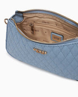 Guess Betula Zincir Detaylı Parlak Mini Çapraz Askılı Çanta Stormy Blue