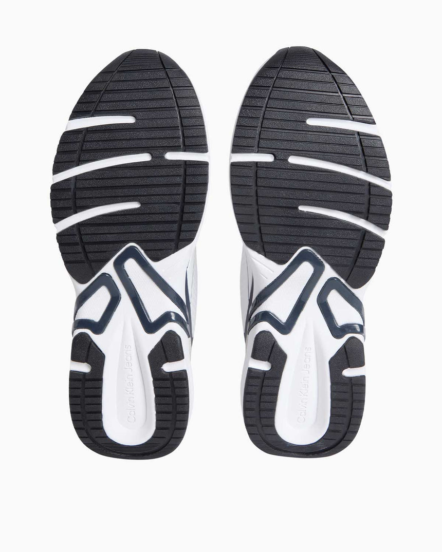 Calvin Klein Retro Tennis Sneaker Bright White/Calvin Navy/Silver