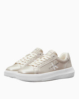 Calvin Klein Chunky Cupsole Lace Up Snekaers Creamy White
